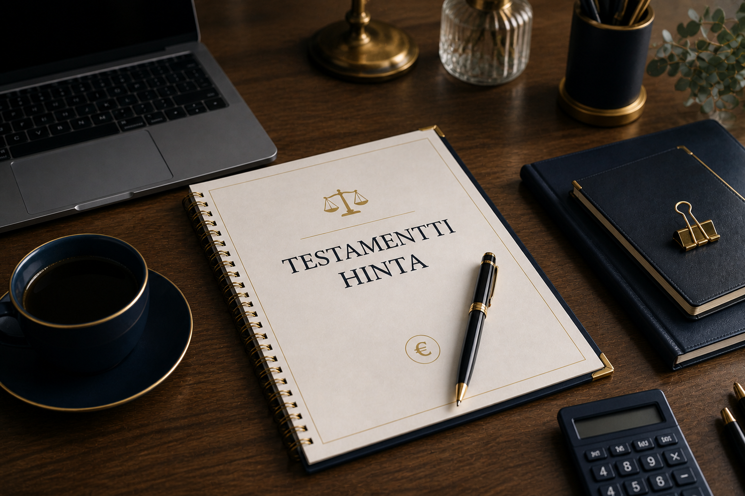 Testamentin hinta ja testamentin tekeminen netissä